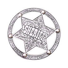 Stylish Star Belt Buckle Delicate Retro Star Buckle Gift for Men