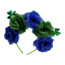 Floral Blingbling Headbands Eye-catching Headwear Shamrock-1