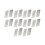 10 No Drill Cabinet Fasteners With Adhesive Backing-Silver 1