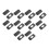 10 No Drill Cabinet Fasteners With Adhesive Backing-Silver 2