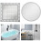Extended Use Metal Sink Strainer Universal-stainless  round 7