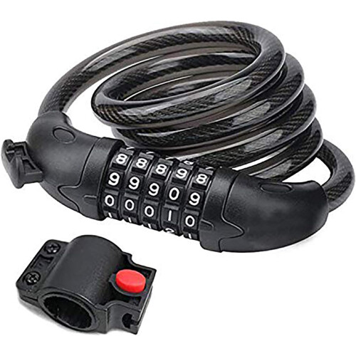 Κλειδαριά ποδηλάτου ανθεκτική στις καιρικές συνθήκες, πλεγμένο ατσάλινο σύρμα