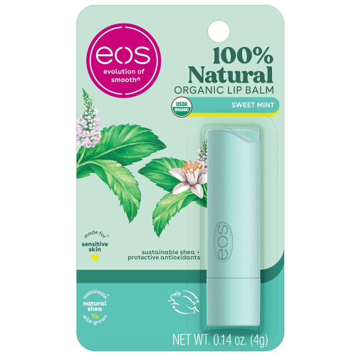 eos 100% Natural- Lip Balm- Sweet Mint 0.14 oz