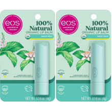 eos 100% Natural- Lip Balm-Sweet Mint 0.14oz 2Pack