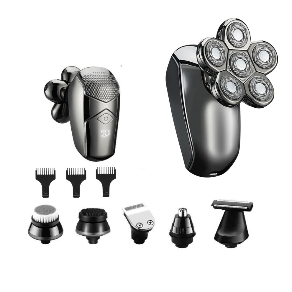 Inf Dark/Grey 6-In-1 Shaver For Head And Face 12 Pieces