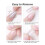 Doppelseitige Nagelsticker 24 Stück Pink 2