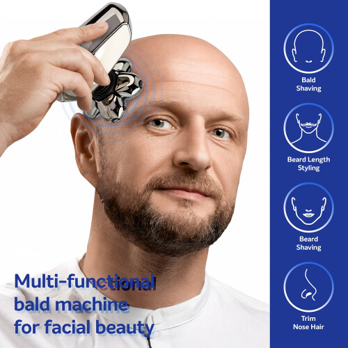 Multifunksjonell barbermaskin / trimmer for ansiktshår 1