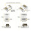 Connecteurs d'extension de remplacement sans soudure, 12mm, 3-B 7