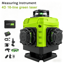 4D 16-Line Laser Level,  Cross Line Leveler with Dual Control Modes