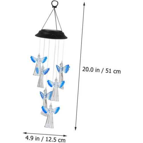 Angel Solar Wind Chime Light Angel Chandelier Color 1