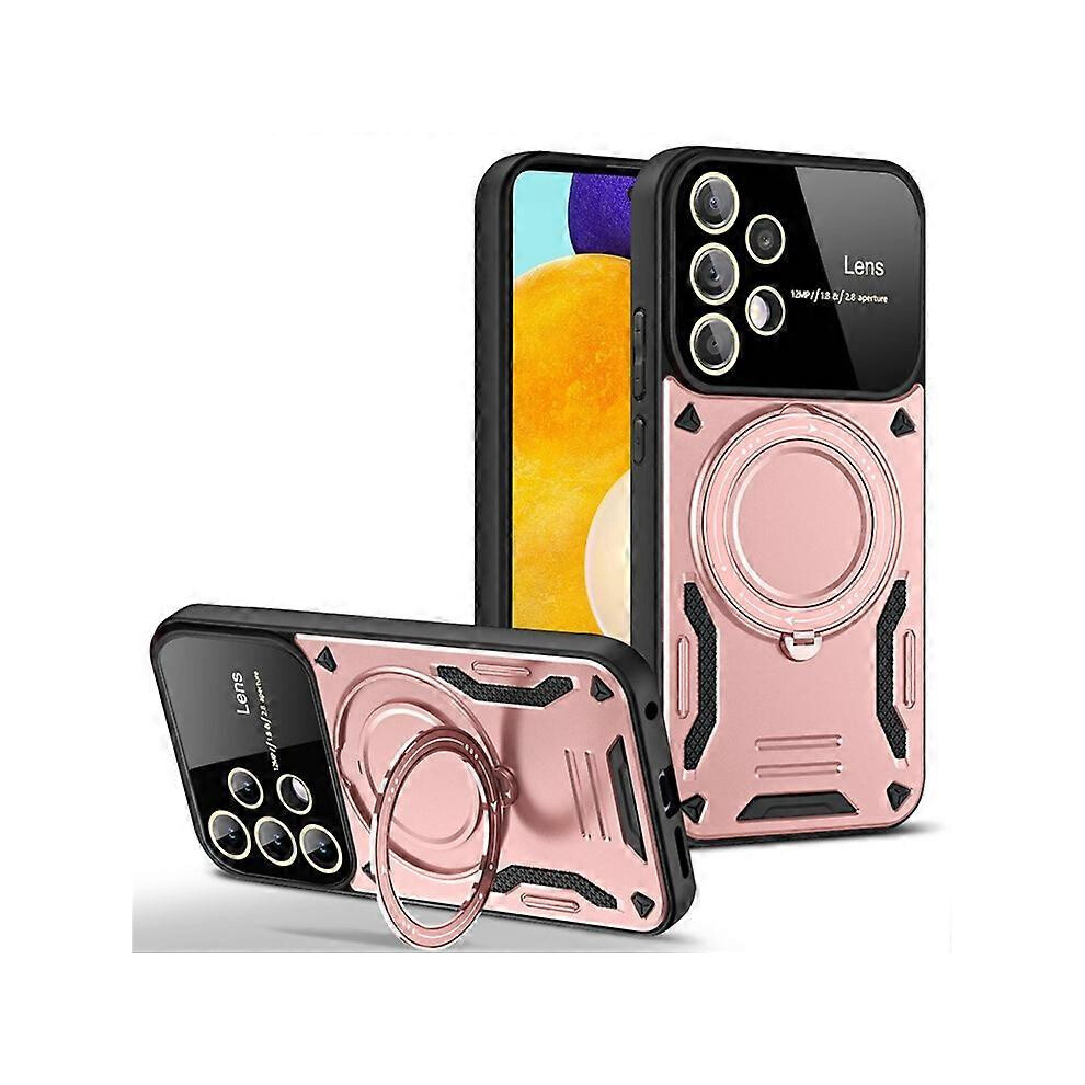 (Pinkgold) Magsafe Ring Kickstand Case For Samsung Galaxy A52 4G/A52s 5G/A52 5G 5996097198421