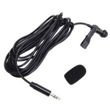 (Black, 300Cm) DJI MIC Lavalier Microphone HD Sound 3.5mm Plug 300cm Cable