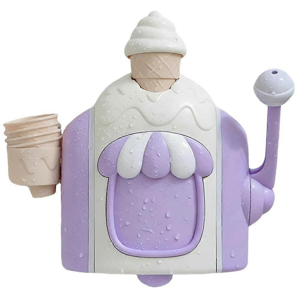 ( With Box) Bubble Ice Maker Bath Toy, 1Pc Purple/Cream 5996097201503