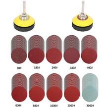 (B 200Pcs) 240-teiliges Set aus 50-mm-Schleifscheiben (2 Zoll) mit Körnung 80-3000 für Dremel-Rotationswerkzeuge