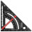 (red) Aluminum Alloy Carpenter Square Roofing Triangle Ruler 1