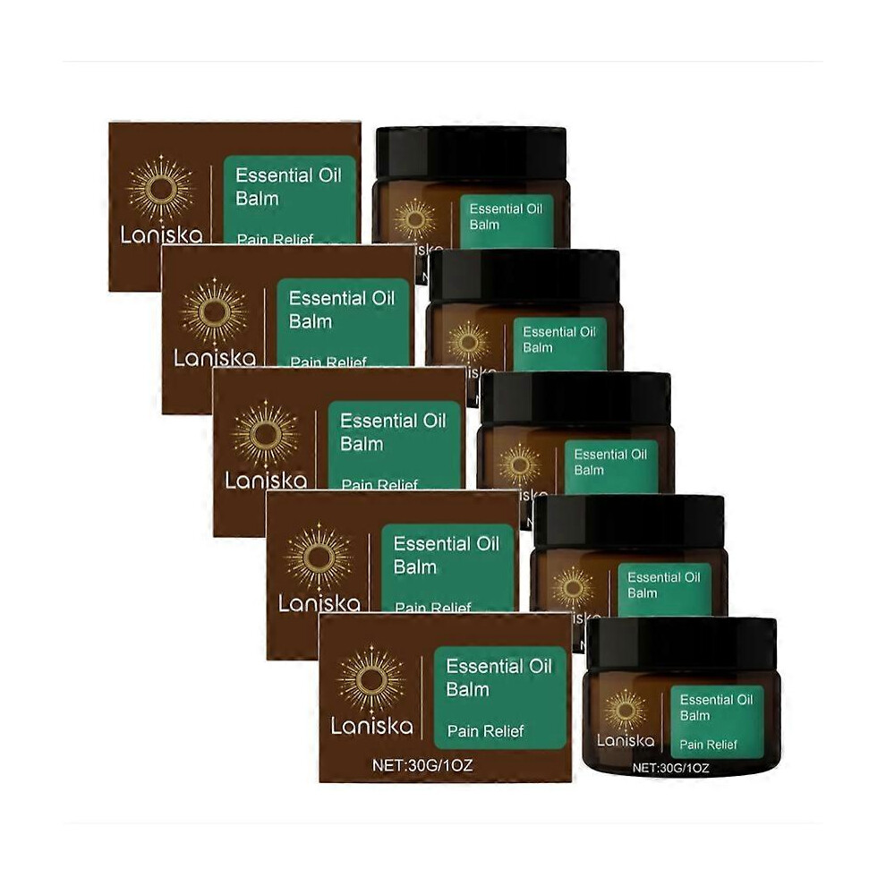 (5PCS) 1-5x Pain Relief Balm: Soothes Aches & Moisturizes Skin, All Skin Types