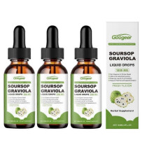 (3pcs) 1-3 gocce di estratto di graviola biologico e multivitaminico Naturesours