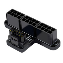 (Black) ATX3.0 12VHPWR 600W 180 Adapter, 3x8P to 16-Pin for 40 Series GPU