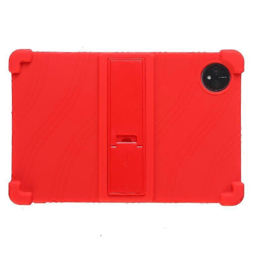 (Red) Blackview Tab 80 10.1 (2023) Tablet Case with Kickstand, Soft Silicone Protective Cover