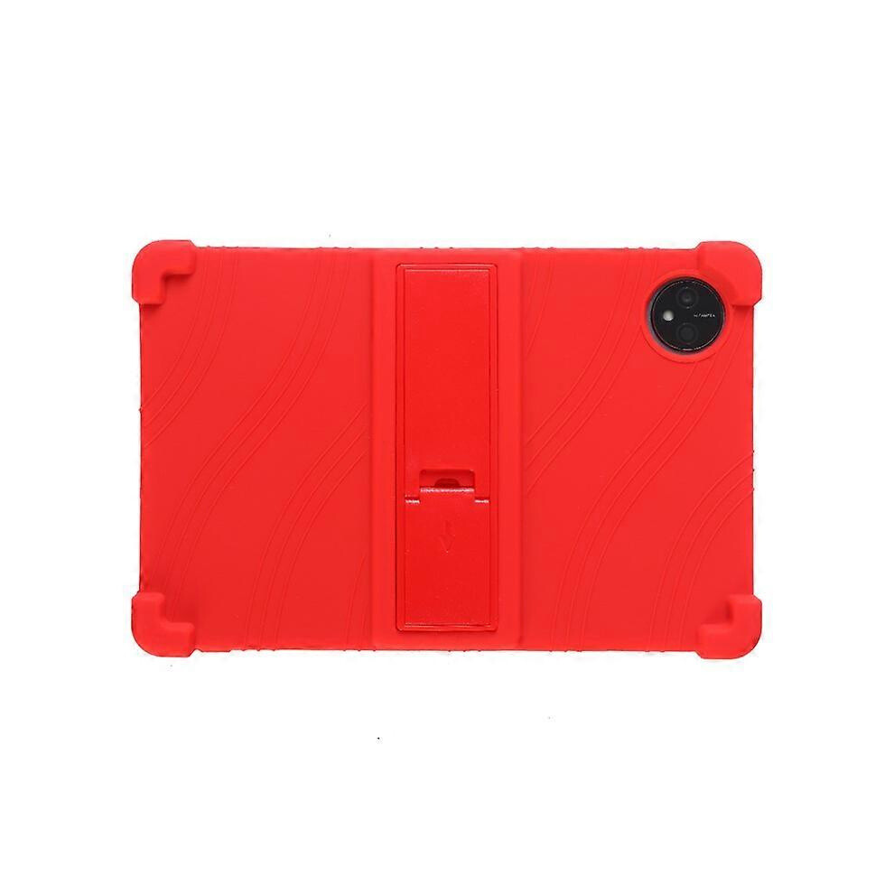 (Red) Blackview Tab 80 10.1 (2023) Tablet Case With Kickstand, Soft Silicone Protective Cover Red 5996097203880