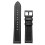 (Black) Garmin Forerunner 265/255 22mm Genuine Leather Watch Strap 3