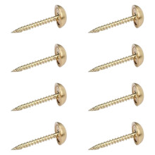 (13mm brass color) Eleganti copriviti vintage per mobili in legno, con design ergonomico per una presa facile durante la foratura.