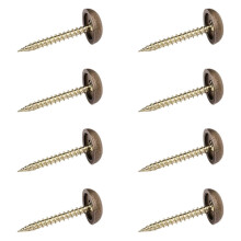 (13mm bronze) Eleganti copriviti vintage per mobili in legno, con design ergonomico per una presa facile durante la foratura.