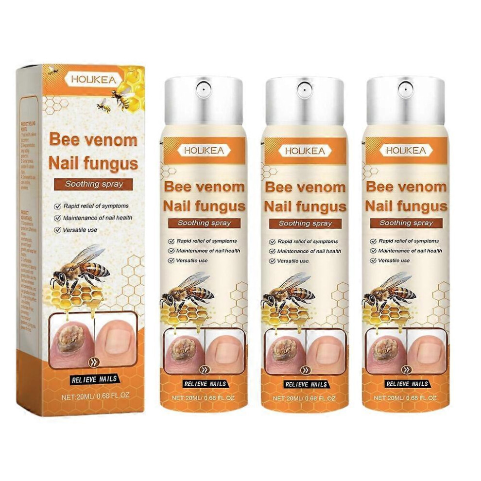 (3pcs) Bee Essence Nail Care Spray for Cleaning & Moisturizing