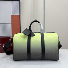 Gucci Green Print Tote 835688 45×30×24.5cm