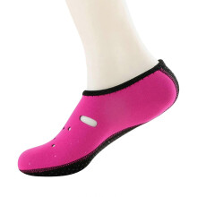 (Red, XL) Scarpe da sport acquatici antiscivolo ad asciugatura rapida, calzini da nuoto elasticizzati, nere