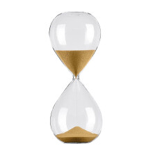 (4) 30-Minuten-Sanduhr mit 5-Minuten-Pause-Anzeige – Handgefertigte Glas-Sanduhr für mehr Produktivität