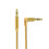 (Gold) AV01 3,5-mm-Klinkenstecker-Winkel-Audiokabel, 1,5 m 1