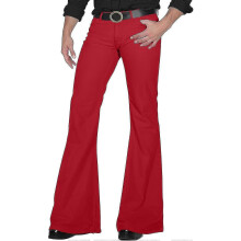 (XX-Large, A008-red) 70s Disco Bell Bottom Jeans for Men, Vintage Denim Pants