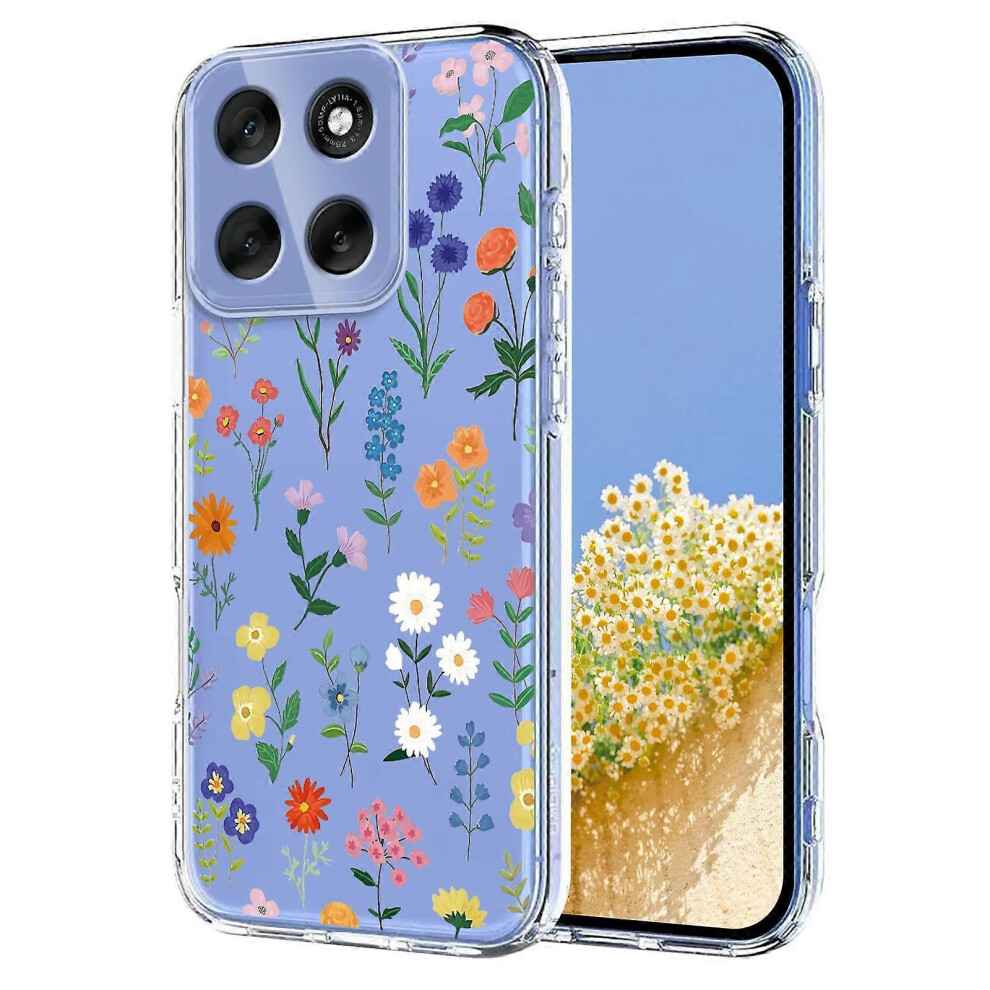 (Daisy, For Motorola Moto G56 5G) Floral Tpu Phone Case 5996097210529