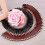 (White, 1) Women's Plastic Full Circle Stretch Diamond Flexible Comb Teeth Headband 2