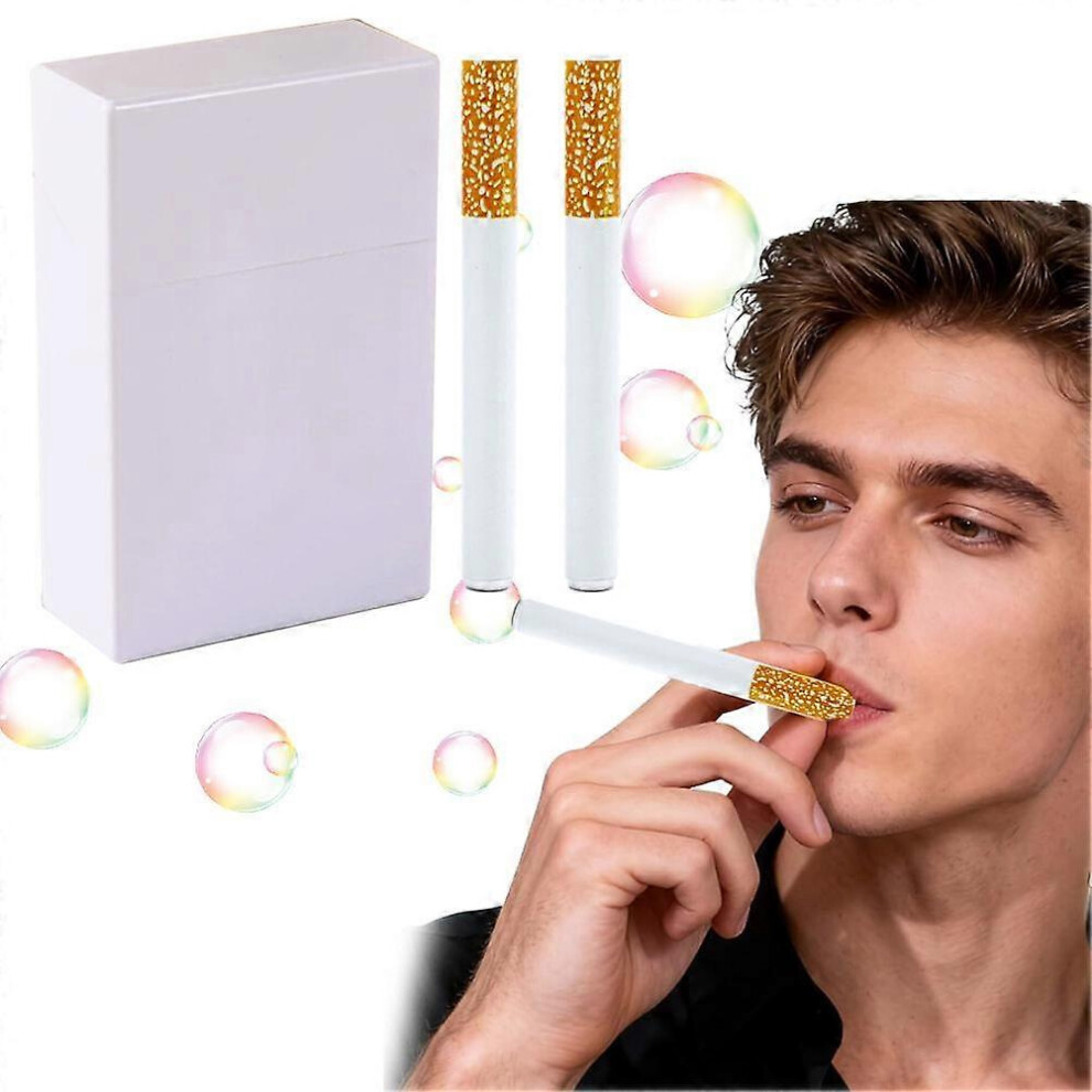 ( 1Set) Bubble Cigarette Stress Relief Toy, Mini Bubble Blowing Sticks White 5996097206751