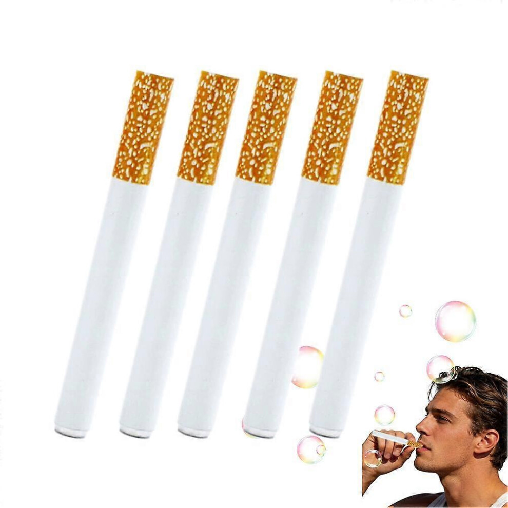 (B 5Pcs) Bubble Cigarette Stress Relief Toy, Mini Bubble Blowing Sticks 5996097206720