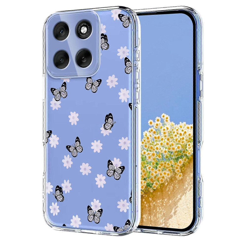(Little Butterfly, For Motorola Moto G56 5G) Floral Tpu Phone Case 5996097210536