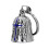 (Blue) GuardiansWing Motorcycle Bells Decoration Accessories 1