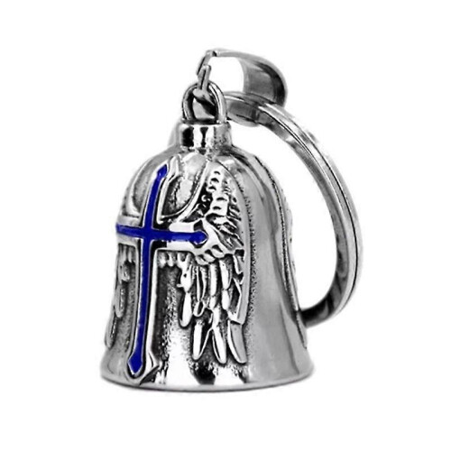 (Blue) GuardiansWing Motorcycle Bells Decoration Accessories