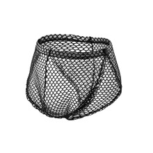 (black, XL(30-32inch)) Men's Sheer Fishnet Boxer Shorts Mesh Underwear See Through Hollow