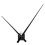 (Black) Long 450mm High Torque Clock Movement for Large Wall Clocks Silver 1