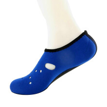 (Blue, XL) Scarpe da sport acquatici antiscivolo ad asciugatura rapida, calzini da nuoto elasticizzati, nere