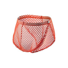 (orange, XL(30-32inch)) Men's Sheer Fishnet Boxer Shorts Mesh Underwear See Through Hollow