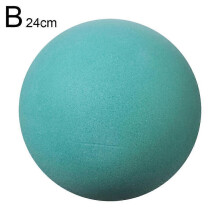 (Green no.7) Newest Silent Indoor Training Foam Basketball Uncoated High-Density