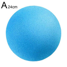 (Blue no.7) Newest Silent Indoor Training Foam Basketball Uncoated High-Density