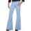 (Medium, A009-sky Blue) 70s Disco Bell Bottom Jeans for Men, Vintage Denim Pants 2