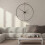 (Silver) Long 450mm High Torque Clock Movement for Large Wall Clocks Silver 4