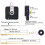 (Black) Long 450mm High Torque Clock Movement for Large Wall Clocks Silver 3