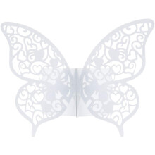 Servietten-Verschönerungs-Set, praktischer Serviettenhalter, lasergeschnittene Schmetterlingsform für elegante Tischdekorationen bei Hochzeitsessen